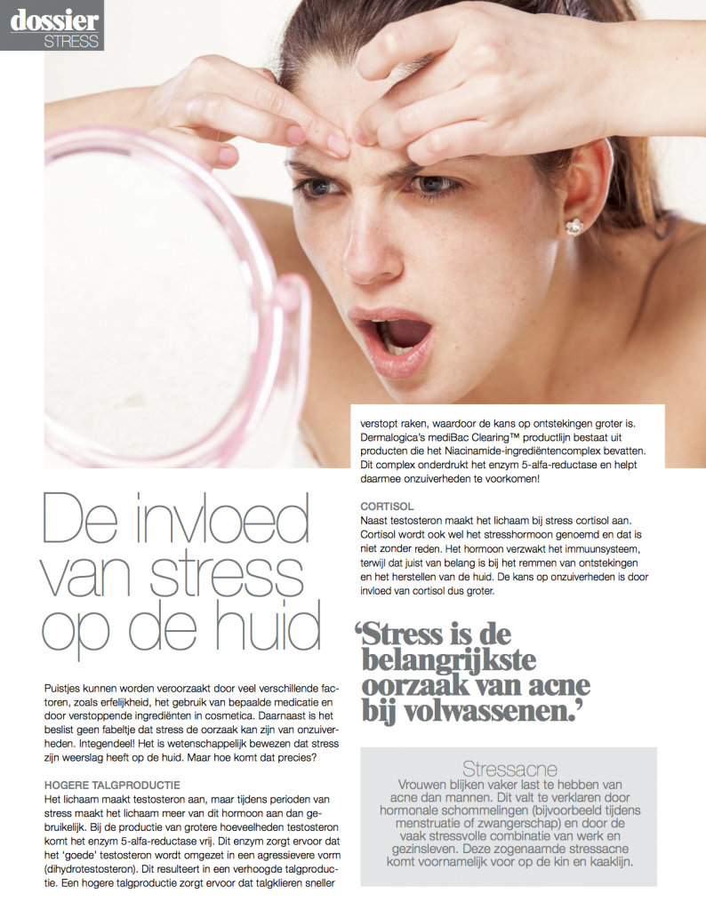 invloed stress huid